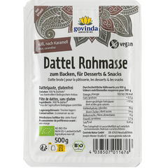 Pasta de Curmale Bio Govinda 500 g