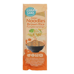 Paste Bio Noodles din Orez Maro cu Dovleac si Ghimbir Fara Gluten Terrasana 250 g