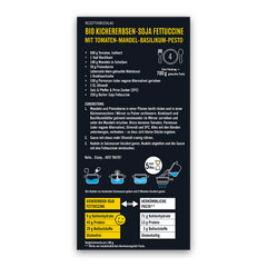 Paste Proteice Bio Fettuccine din Naut Just Taste 250 g