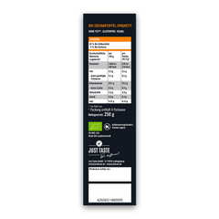 Paste Proteice Bio Spaghetti din Cartof Dulce Just Taste 250 g