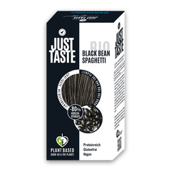 Paste Proteice Bio Spaghetti din Fasole Neagra Just Taste 250 g