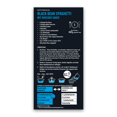 Paste Proteice Bio Spaghetti din Fasole Neagra Just Taste 250 g