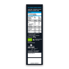 Paste Proteice Bio Spaghetti din Fasole Neagra Just Taste 250 g