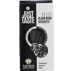 Paste Proteice Bio Spaghetti din Fasole Neagra Just Taste 250 g