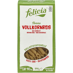 Penne Bio din Orez Integral Fara Gluten Felicia 250 g