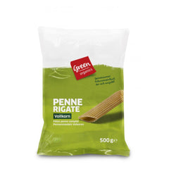 Penne Rigate Bio din Faina Integrala Green Organics 500 g