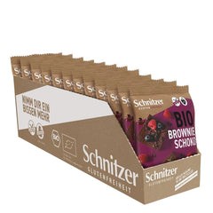 Prajitura Brownie Shoko Bio Fara Gluten Vegan Schnitzer 140 g