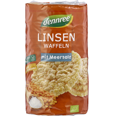 Rondele din Linte Bio cu Sare de Mare Fara Gluten Dennree 100 g