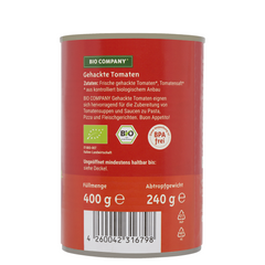 Rosii Tocate Conserva Bio Bio Company 400 g