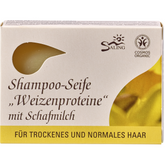 Sampon Solid cu Lapte de Oaie si Proteine din Grau Saling 125 g