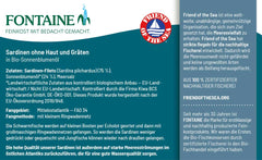 Sardine Fara Piele In Ulei Bio de Floarea Soarelui Fontaine 120 g