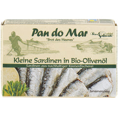Sardine in Bio Ulei de Masline Pan do Mar 120 g