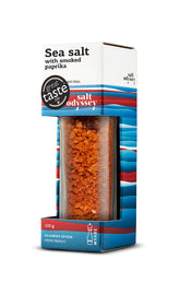 Sare Naturala Grunjoasa de Mare cu Piper Rosu Afumata si Rasnita Messolonghi 100 g