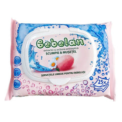 Servetele Umede cu Scumpie si Musetel Bebelan 25 buc