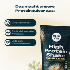 Shake Proteic Bio High Protein Vanilie 5k Purya 300 g