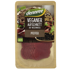 Specialitate Bio Alternativa la Mezeluri Pe Baza de Grau cu Piper Dennree 90 g