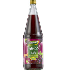 Suc din Struguri Rosii Bio Fara Zahar Dennree 1 l