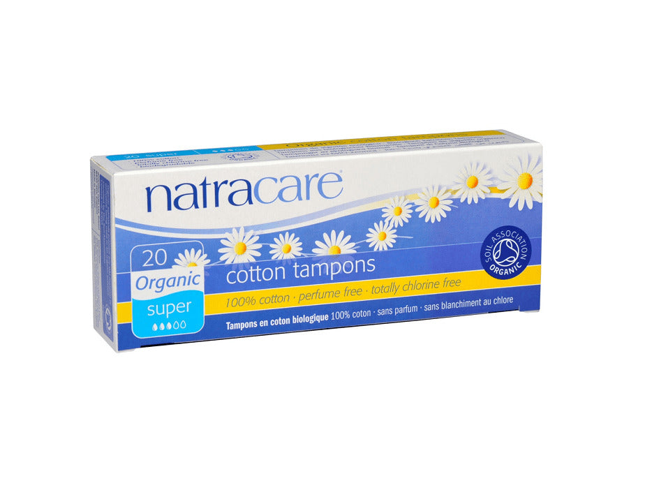 Tampoane Interne Organice Super Natracare 20 buc