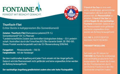 Ton Conserva in Ulei Bio de Floarea Soarelui Fontaine 120 g