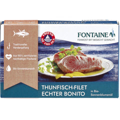 Ton Conserva in Ulei Bio de Floarea Soarelui Fontaine 120 g