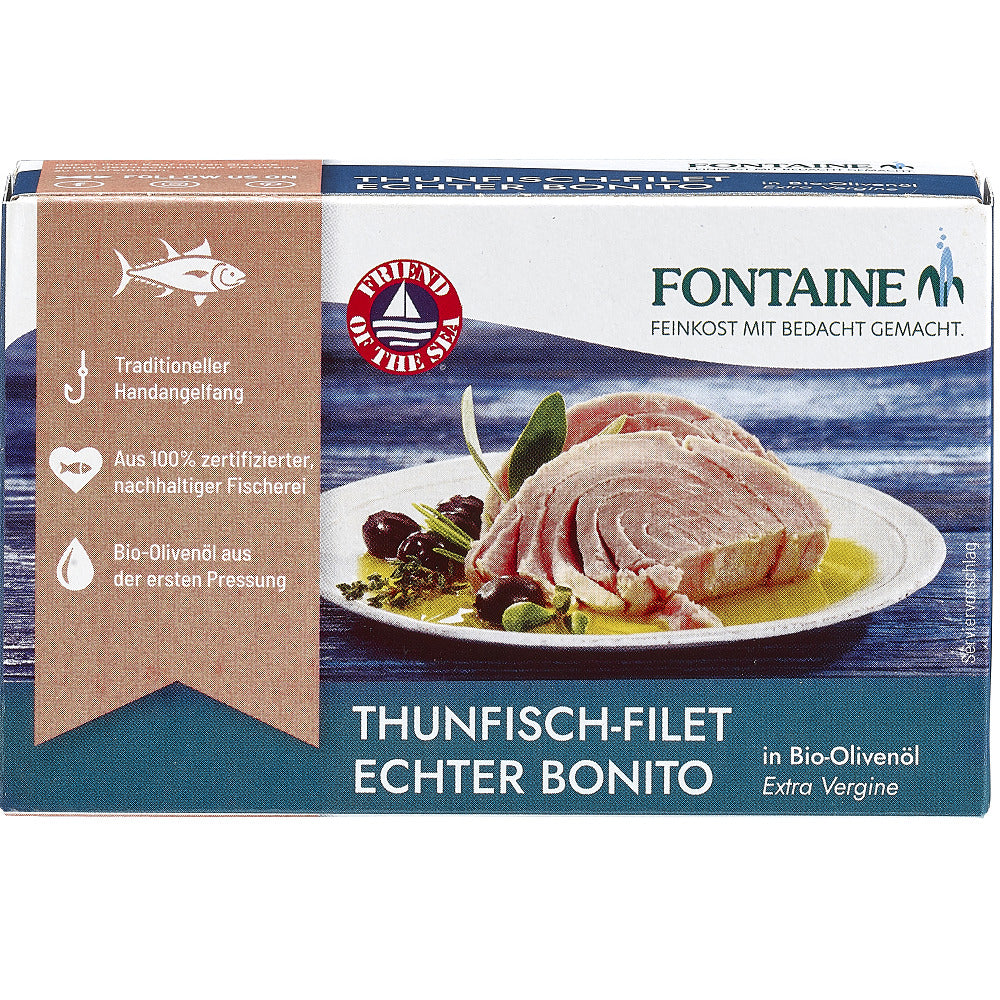 Ton Conserva in Ulei Bio de Masline Fontaine 120 g