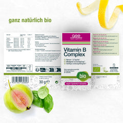 Vitamina B Complex Bio Vegan GSE 60 Pastile 500 mg 30 g