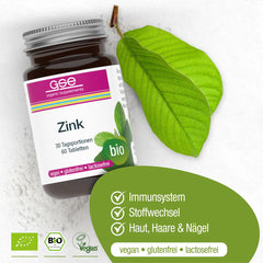 Zinc Bio Compact Vegan GSE 60 Pastile 500 mg 30 g
