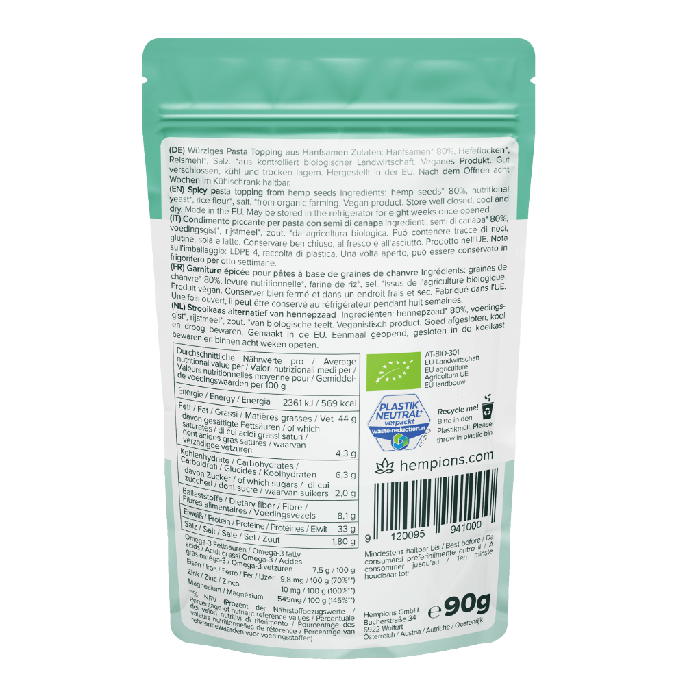 Alternativa Bio Vegana din Canepa Hamesan 90 g