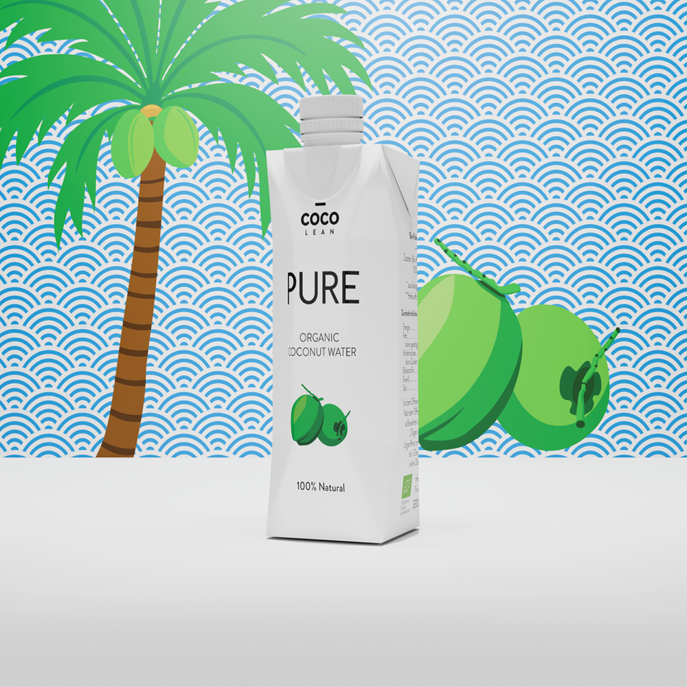 Apa de Cocos Bio Cocolean 330 ml