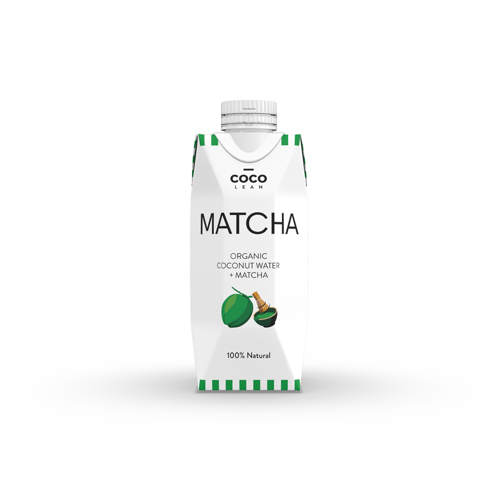 Apa de Cocos Bio cu Matcha Cocolean 330 ml