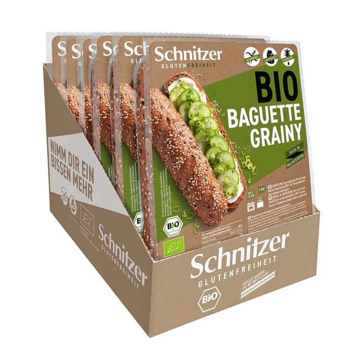 Bagheta Grainy Bio Fara Gluten Schnitzer 2 buc 320 g