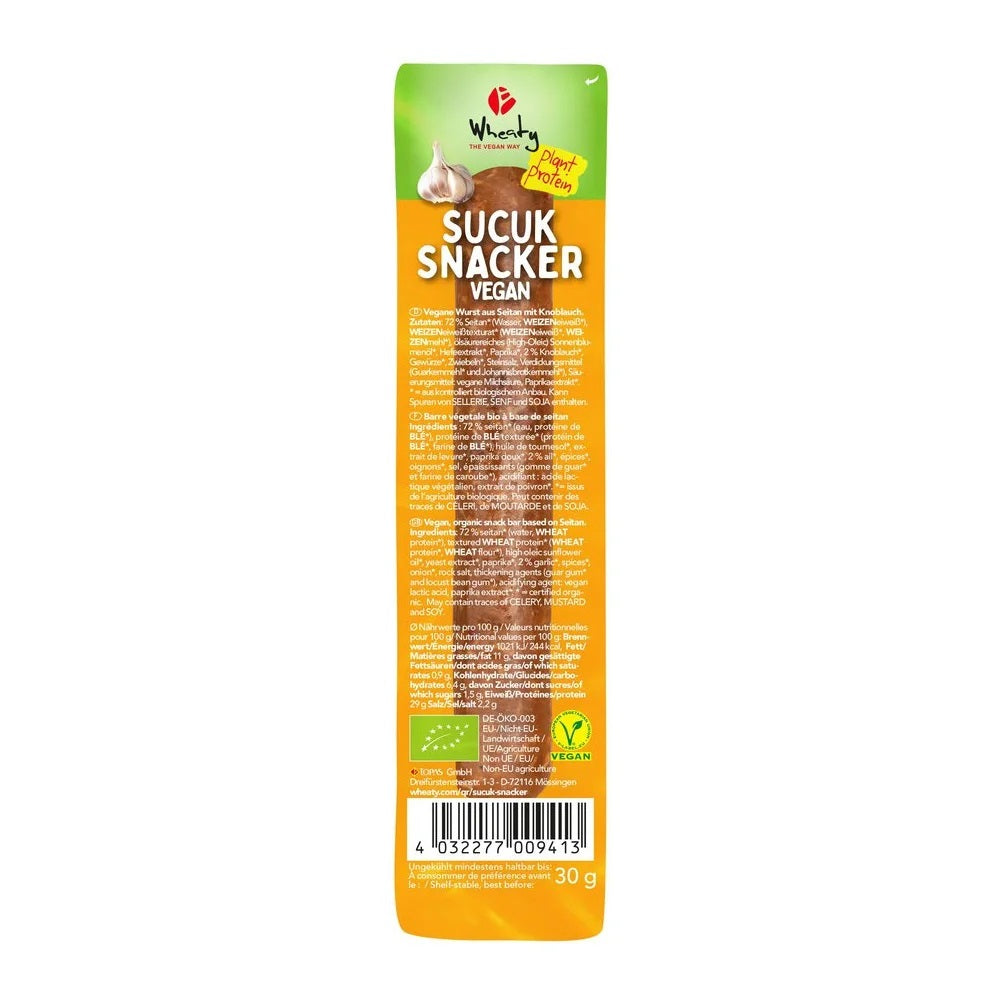 Baton din Seitan Bio Vegan Wheathy 30 g