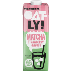 Bautura de Ovaz cu Aroma de Matcha si Capsuni Oatly 1 l