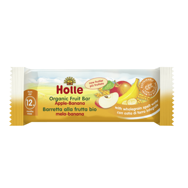 Bio Baton de Fructe cu Mar si Banana 12 luni+ Holle 25 g