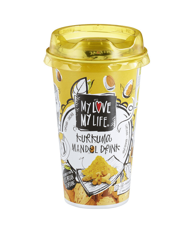 Bio Bautura Vegetala cu Curcuma Vegan Mylove - Mylife 230 ml