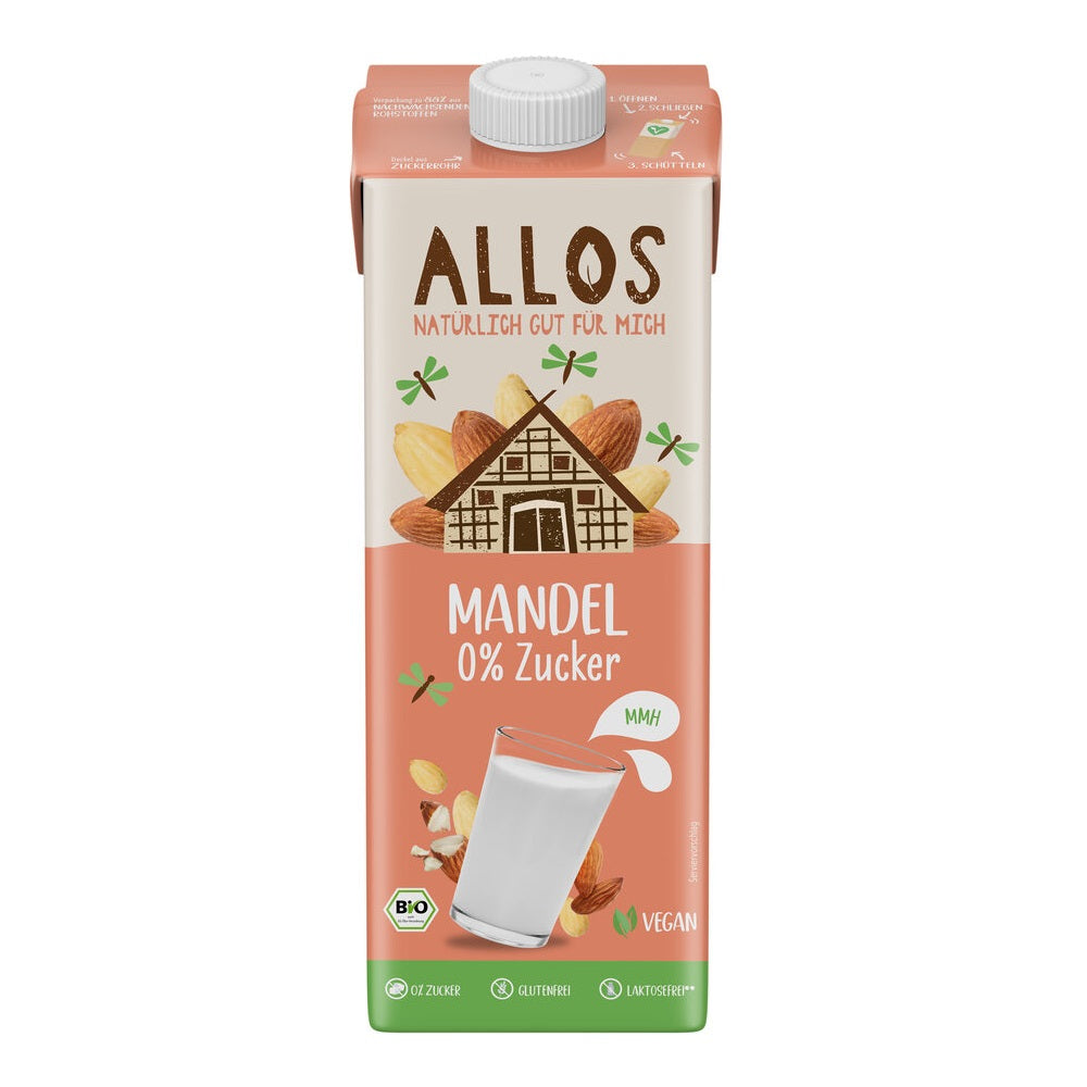 Bautura de Migdale Bio Vegan Fara Gluten Allos 1 l
