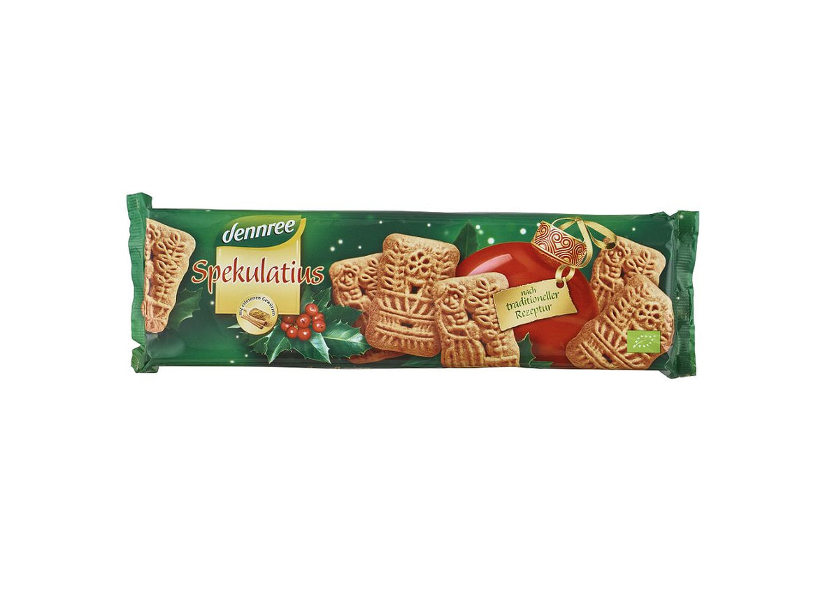 Bio Biscuiti de Craciun cu Scortisoara Spekulatius Dennree 250 g