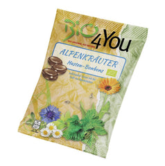 Bio Bomboane cu Ierburi Alpine Vegan Bio4You 75 g