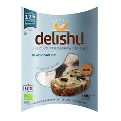 Bio Specialitate din Caju cu Usturoi Negru Fara Gluten Delishu 100 g