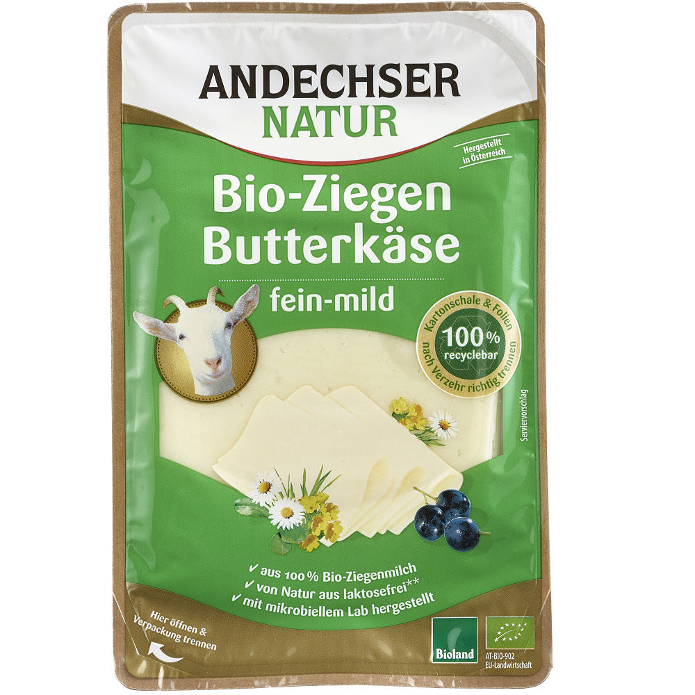 Branza de Capra Bio Fara Lactoza 48% Andechser 125 g