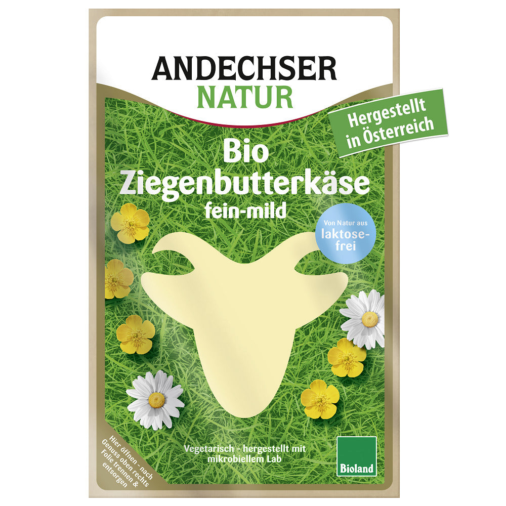 Branza de Capra Bio Fara Lactoza 48% Andechser 125 g