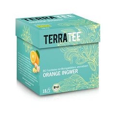 Bio Ceai de Portocala si Ghimbir Terra Tee 18 Pliculete x 2,5 g
