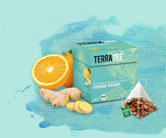 Bio Ceai de Portocala si Ghimbir Terra Tee 18 Pliculete x 2,5 g
