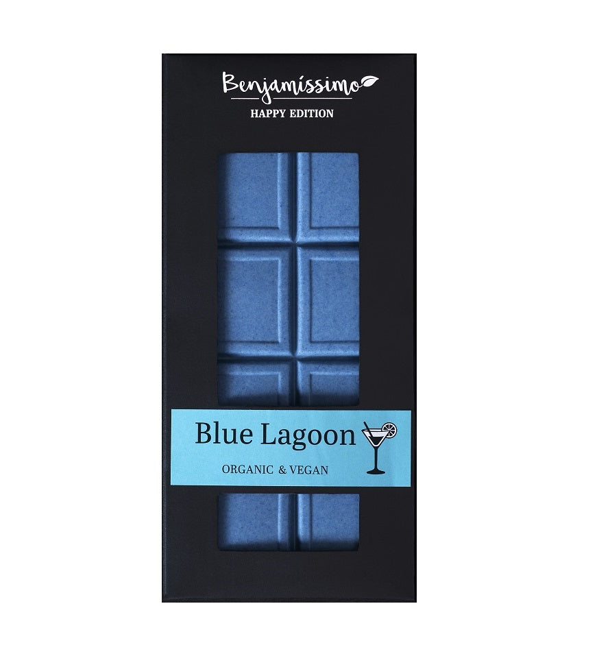 Bio Ciocolata Vegana cu Spirulina Blue Lagoon Benjamissimo Happy Edition 60 g