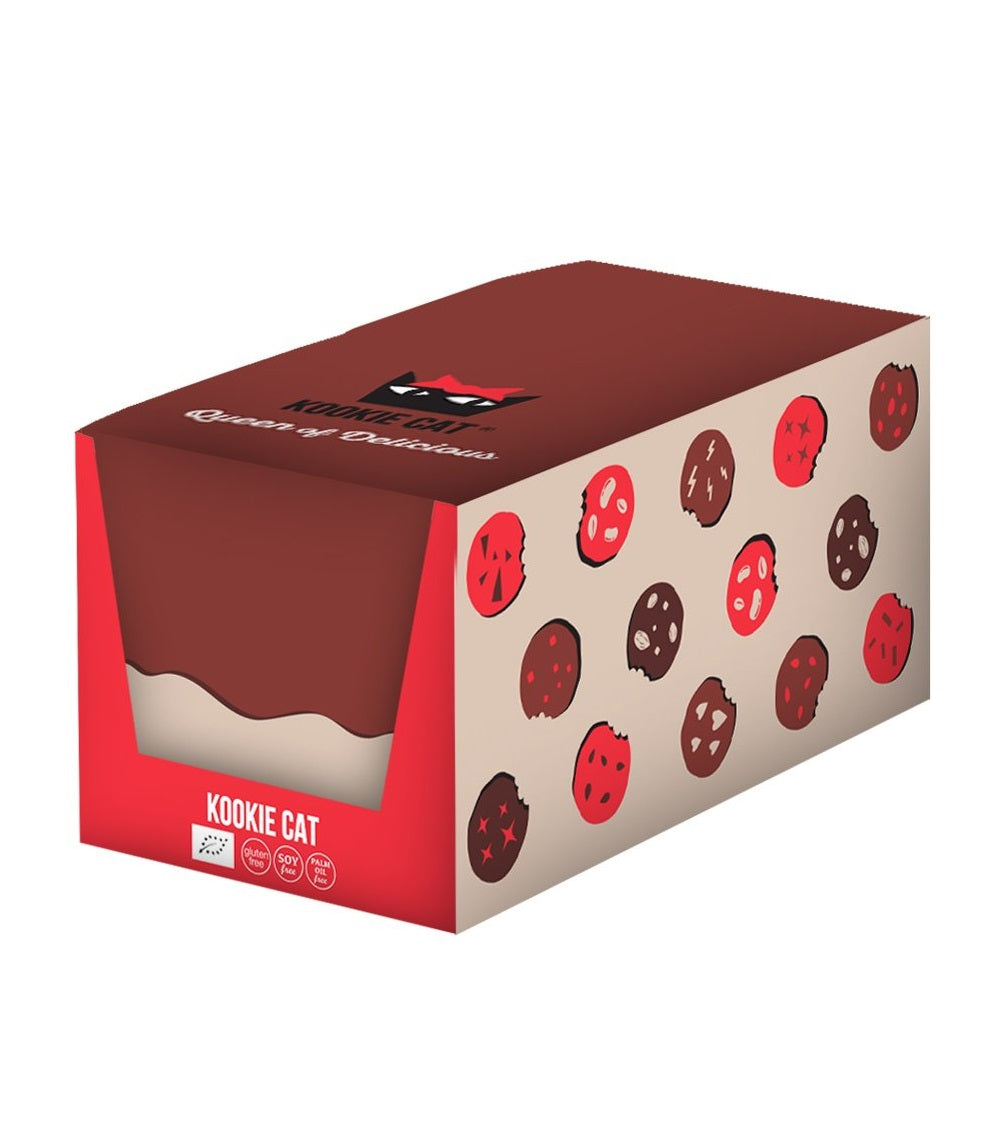Cookie cu Ciocolata si Unt de Arahide Bio Fara Zahar Kookie Cat 50 g
