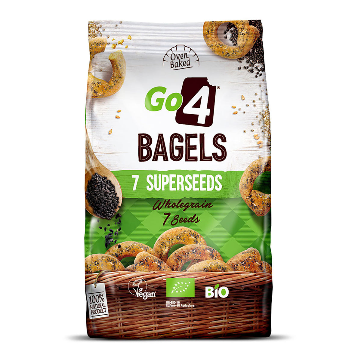 Bio Covrigei 7 Superseeds Integrali Vegan Go4 100 g