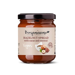 Bio Crema Tartinabila cu Alune,Cacao si Cocos Vegana Fara Gluten 200 g