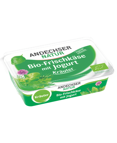 Bio Crema de Branza cu Verdeturi 65 % Andechser Natur 175 g