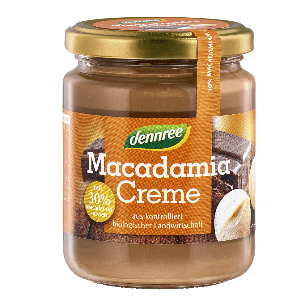 Bio Crema de Macadamia 30% Dennree 250 g