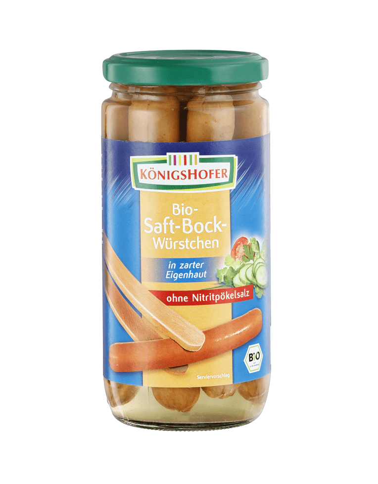 Bio Crenvursti Fara Nitriti Konigshofer 6 buc 400 g